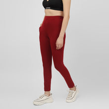 Load image into Gallery viewer, On&amp;On Straight Pant Maroon

