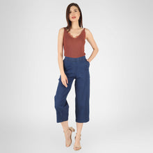Load image into Gallery viewer, On&amp;On Denim Flare Pants
