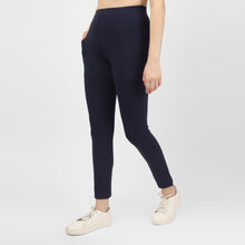 Load image into Gallery viewer, On&amp;On Straight Pant Navy Blue
