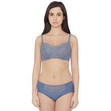 Load image into Gallery viewer, Wacoal Moselle Mid Waist Medium Coverage Everyday Wear Midi Panty - Blue IP4223
