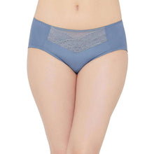 Load image into Gallery viewer, Wacoal Moselle Mid Waist Medium Coverage Everyday Wear Midi Panty - Blue IP4223
