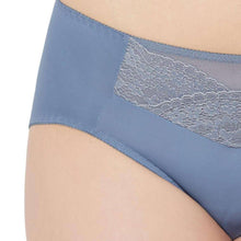 Load image into Gallery viewer, Wacoal Moselle Mid Waist Medium Coverage Everyday Wear Midi Panty - Blue IP4223
