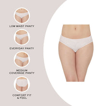 Load image into Gallery viewer, Wacoal Ecozen Low Waist Medium Coverage Everyday Wear Bikini Panty - Light Pink IP5464
