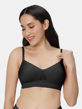 Load image into Gallery viewer, Sonari Padded Wirefree Polyester Full Coverage T-Shirt Bra with Detachable Straps and Wide Underband – KIM
