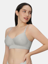 Load image into Gallery viewer, Sonari Padded Wirefree Polyester Full Coverage T-Shirt Bra with Detachable Straps and Wide Underband – KIM
