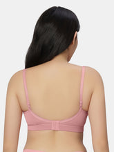 Load image into Gallery viewer, Sonari Padded Wirefree Polyester Full Coverage T-Shirt Bra with Detachable Straps and Wide Underband – KIM
