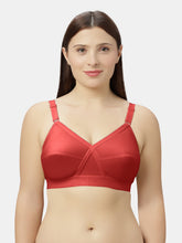 Load image into Gallery viewer, Sonari Non-Padded Wirefree Full Coverage Cotton Bra with Adjustable Straps – KIRTIKA
