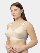 Load image into Gallery viewer, Sonari Non-Padded Wirefree Full Coverage Cotton Bra with Adjustable Straps – KIRTIKA

