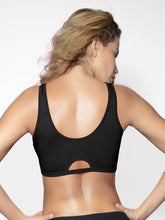 Load image into Gallery viewer, Sonari Padded Wirefree Cotton Medium Coverage Demi Cup Multiway Backless Bra – KYRA
