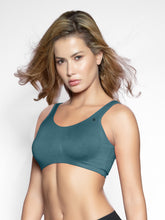 Load image into Gallery viewer, Sonari Padded Wirefree Cotton Medium Coverage Demi Cup Multiway Backless Bra – KYRA
