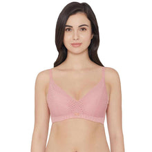 Load image into Gallery viewer, Wacoal Forma Padded Wired  3/4th Cup Everyday Wear Medium coverage Lace Bra - Pink LB40120IN
