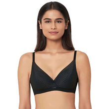 Load image into Gallery viewer, Wacoal Forma Padded Wired  3/4th Cup Everyday Wear Medium coverage Lace Bra - Black LB40120IN
