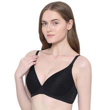 Load image into Gallery viewer, Wacoal Mysa Padded Non-Wired 3/4th Cup Everyday Wear Medium coverage T-Shirt Bra - Black LB4035
