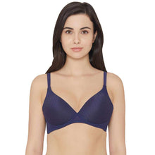 Load image into Gallery viewer, Wacoal Mysa Padded Non-Wired 3/4th Cup Everyday Wear Medium coverage T-Shirt Bra - Navy Blue LB4035

