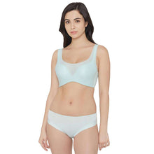 Load image into Gallery viewer, Wacoal Aura Padded Non-wired 3/4th Cup Everyday Wear Full coverage Bra - Mint Green LB5835R
