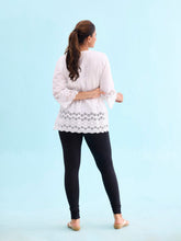 Load image into Gallery viewer, Go Colors Black Cotton Stretch Churidar
