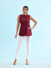 Load image into Gallery viewer, Go Colors Cream Cotton Stretch Churidar

