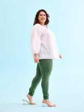 Load image into Gallery viewer, Go Colors Evergreen Cotton Stretch Churidar
