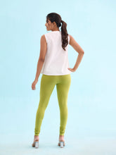 Load image into Gallery viewer, Go Colors Light Pista Cotton Stretch Churidar
