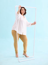 Load image into Gallery viewer, Go Colors Wheat Cotton Stretch Churidar
