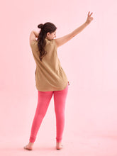 Load image into Gallery viewer, Go Colors Young Pink Cotton Stretch Churidar
