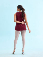 Load image into Gallery viewer, Go Colors Copper Nylon Stretch Shimmer Churidar
