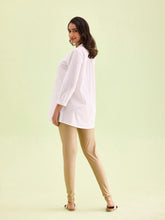 Load image into Gallery viewer, Go Colors Deep Gold Nylon Stretch Shimmer Churidar
