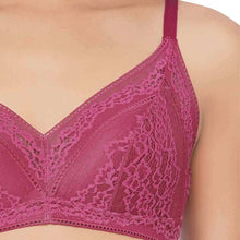 Load image into Gallery viewer, Wacoal Lucy Padded Non-Wired 3/4th Cup Bridal Wear Medium coverage Fashion Bra - Wine LCB258
