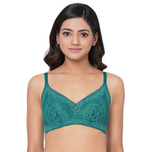 Load image into Gallery viewer, Wacoal Lucy Padded Non-Wired 3/4th Cup Bridal Wear Medium coverage Fashion Bra - Teal LCB258
