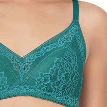 Load image into Gallery viewer, Wacoal Lucy Padded Non-Wired 3/4th Cup Bridal Wear Medium coverage Fashion Bra - Teal LCB258
