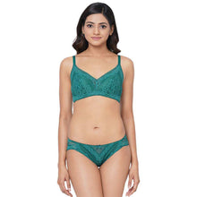 Load image into Gallery viewer, Wacoal Lucy Padded Non-Wired 3/4th Cup Bridal Wear Medium coverage Fashion Bra - Teal LCB258
