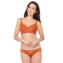Load image into Gallery viewer, Wacoal Lucy Padded Non-Wired 3/4th Cup Bridal Wear Medium coverage Fashion Bra - Rust LCB258
