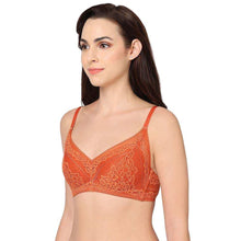 Load image into Gallery viewer, Wacoal Lucy Padded Non-Wired 3/4th Cup Bridal Wear Medium coverage Fashion Bra - Rust LCB258
