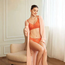 Load image into Gallery viewer, Wacoal Lucy Padded Non-Wired 3/4th Cup Bridal Wear Medium coverage Fashion Bra - Rust LCB258
