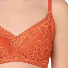 Load image into Gallery viewer, Wacoal Lucy Padded Non-Wired 3/4th Cup Bridal Wear Medium coverage Fashion Bra - Rust LCB258
