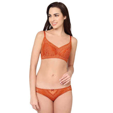 Load image into Gallery viewer, Wacoal Lucy Low Waist Medium Coverage Bridal Wear Lace Bikini Panty - Rust LCP258
