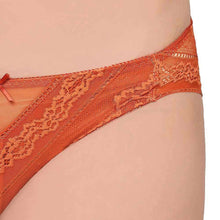 Load image into Gallery viewer, Wacoal Lucy Low Waist Medium Coverage Bridal Wear Lace Bikini Panty - Rust LCP258
