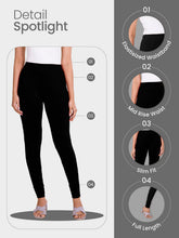 Load image into Gallery viewer, Go Colors Black Currant Cotton Stretch Churidar
