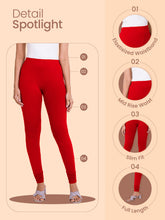 Load image into Gallery viewer, Go Colors Cherry Cotton Stretch Churidar
