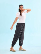 Load image into Gallery viewer, Go Colors Antra Melanges Viscose Stretch Harems
