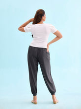 Load image into Gallery viewer, Go Colors Antra Melanges Viscose Stretch Harems
