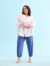 Load image into Gallery viewer, Go Colors Jeans Blue Viscose Stretch Harems
