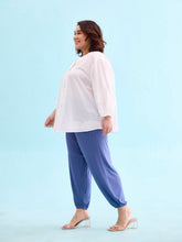 Load image into Gallery viewer, Go Colors Jeans Blue Viscose Stretch Harems
