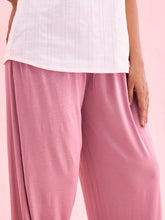 Load image into Gallery viewer, Go Colors Light Wine Viscose Stretch Harems

