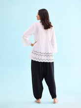 Load image into Gallery viewer, Go Colors Black Woven Viscose Harem Pant
