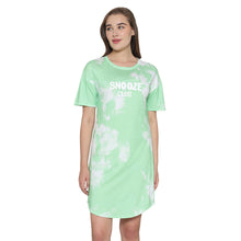 Load image into Gallery viewer, Wacoal Women’s Snooze Club Short sleeve Calf Length Comfort Fit Pure Cotton Night Dress-Sea Green LI09A02
