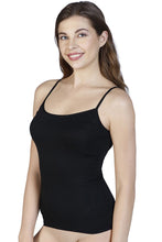 Load image into Gallery viewer, Amante Spaghetti Strap Body Hugging Modal Camisole (Pack of 2) - Black-Nude 77002
