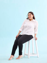 Load image into Gallery viewer, Go Colors Black Cotton Poly Stretch Denim Jeggings
