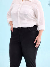 Load image into Gallery viewer, Go Colors Black Cotton Poly Stretch Denim Jeggings
