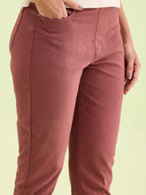 Load image into Gallery viewer, Go Colors Dark Rust Cotton Polyester Super Stretch Jeggings
